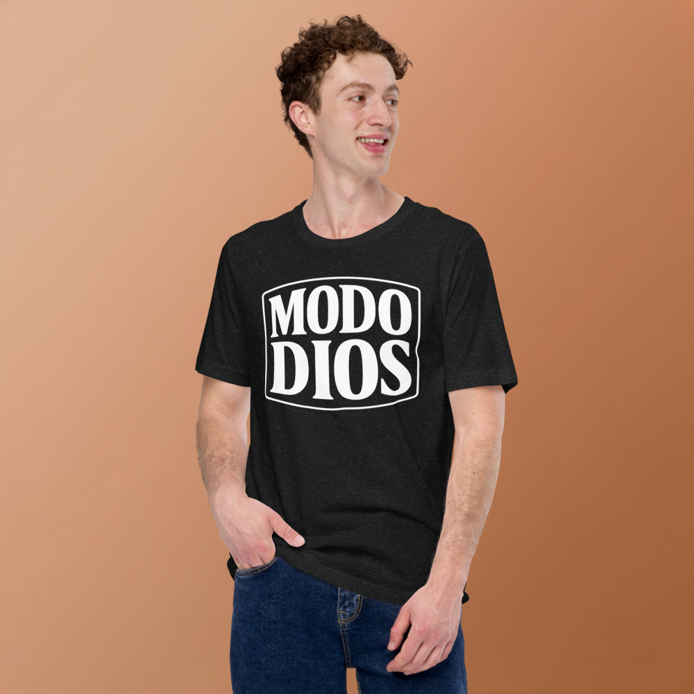 MODO DIOS – Camiseta unisex negra