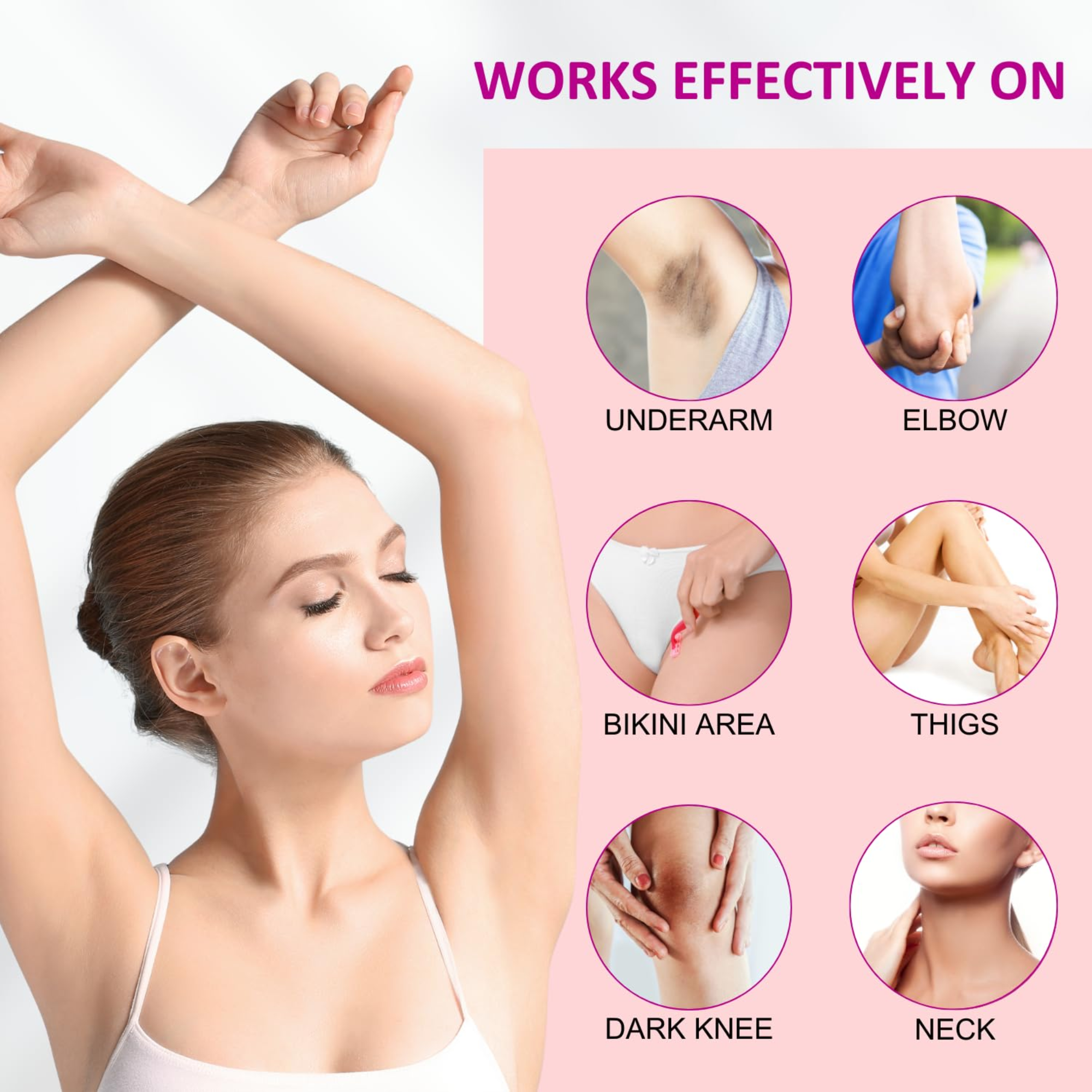 PÍELARMINA Body & Skin Whitening Serum, Skin Brightening Serum For Underarms, Face, Knees, Elbows For Women & Men 30 ml (Pack of 1)