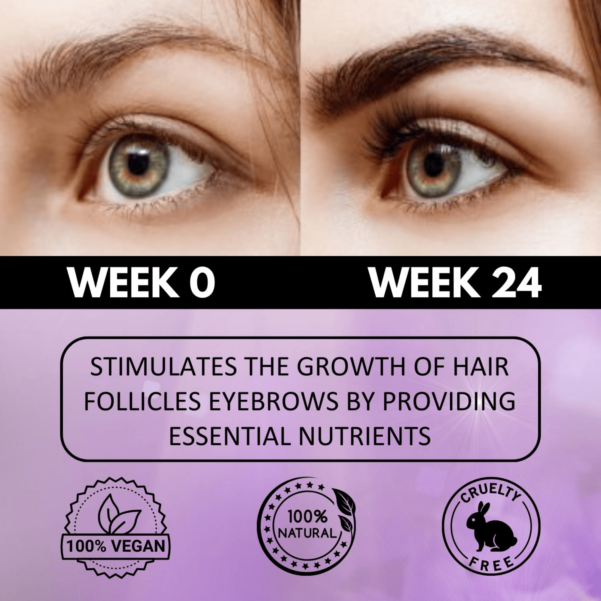 PÍELARMINA EyeBrow & EyeLash Growth Serum 30 ml (Pack of 1)