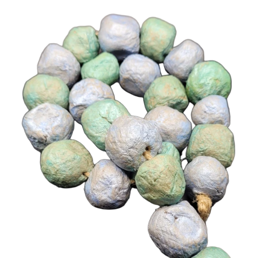 Handmade Paper Mâché Clay Beads
