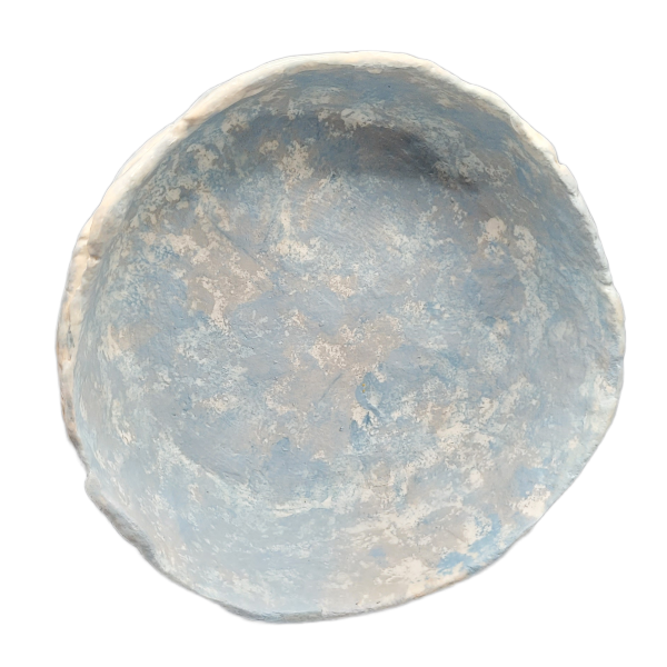 Papier Mâché Clay Bowl