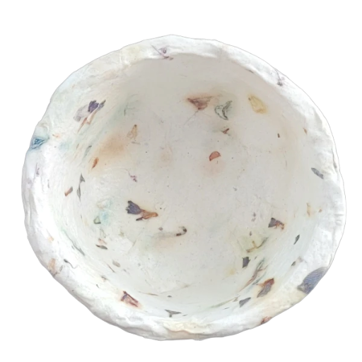 Papier Mâché Clay Bowl
