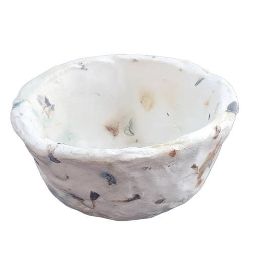 Papier Mâché Clay Bowl
