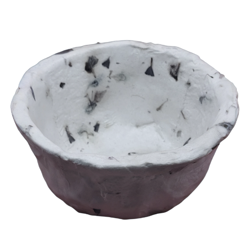 Papier Mâché Clay Bowl