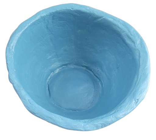 Papier Mâché Clay Bowl