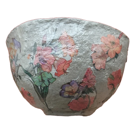 Papier Mâché Clay Bowl