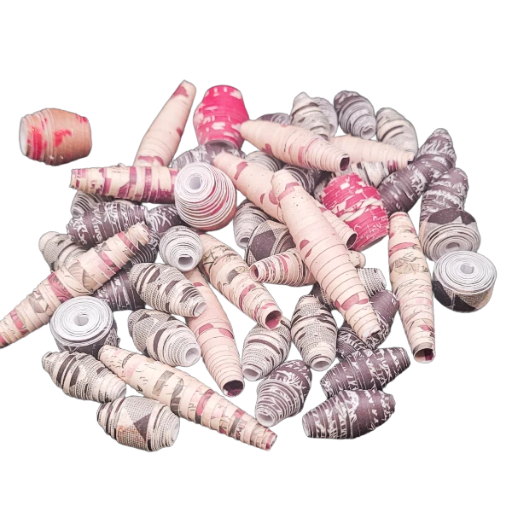Handmade Paper Bead Necklace