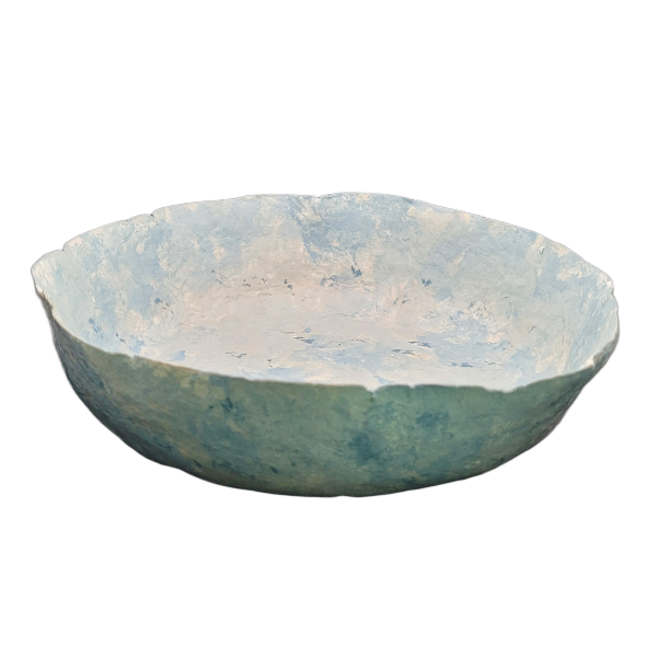 Papier Mâché Clay Bowl