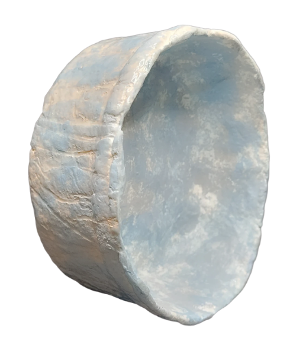 Papier Mâché Clay Bowl