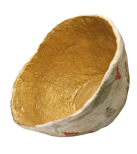 Papier Mâché Clay Bowl