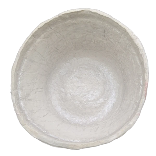 Handmade Paper Mâché Bowl