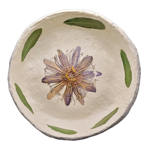 Papier Mâché Clay Bowl