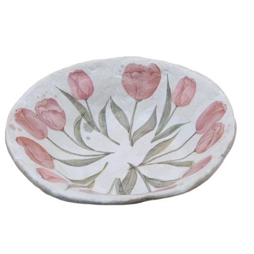 Papier Mâché Clay Trinket Dish