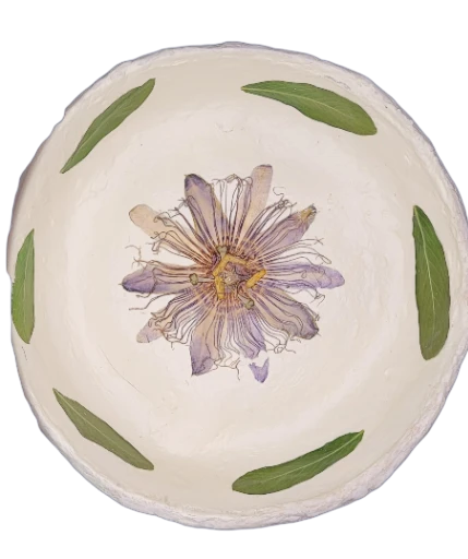 Papier Mâché Clay Bowl