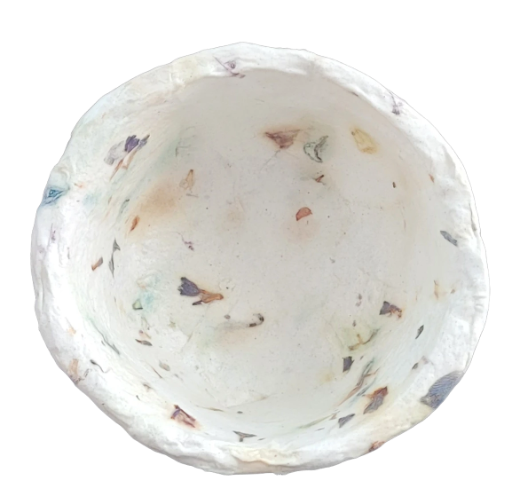 Papier Mâché Clay Bowl