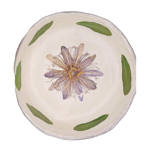 Papier Mâché Clay Bowl