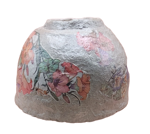 Papier Mâché Clay Bowl