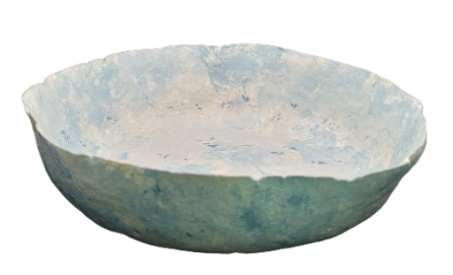 Papier Mâché Clay Bowl