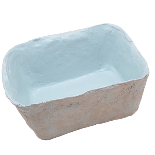 Papier Mâché Clay Dish