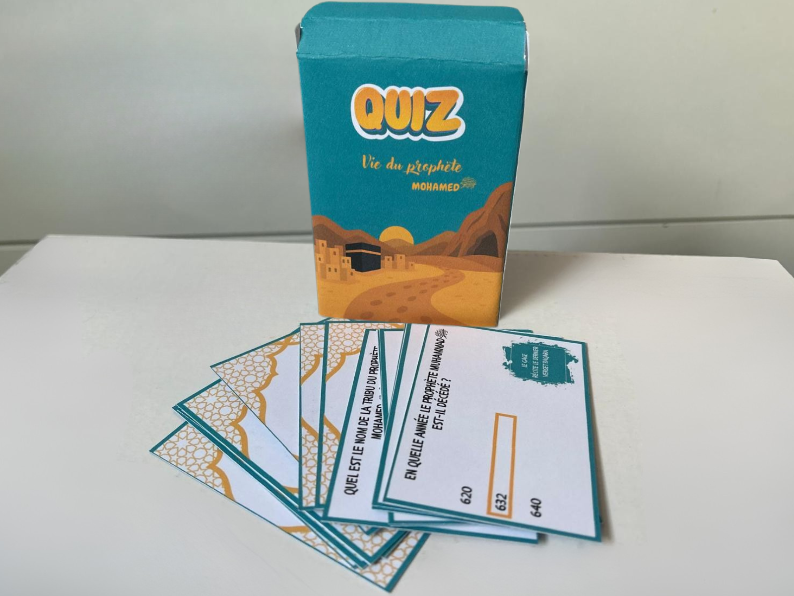 Cartes Quiz – Connaître le Prophète Mohamed ﷺ