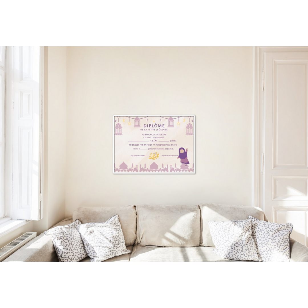  Fiche Tracker Ramadan & Diplôme de la Jeûneuse