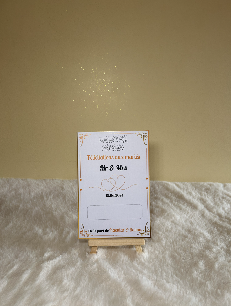 Carte porte-argent Mariage - personnalisable