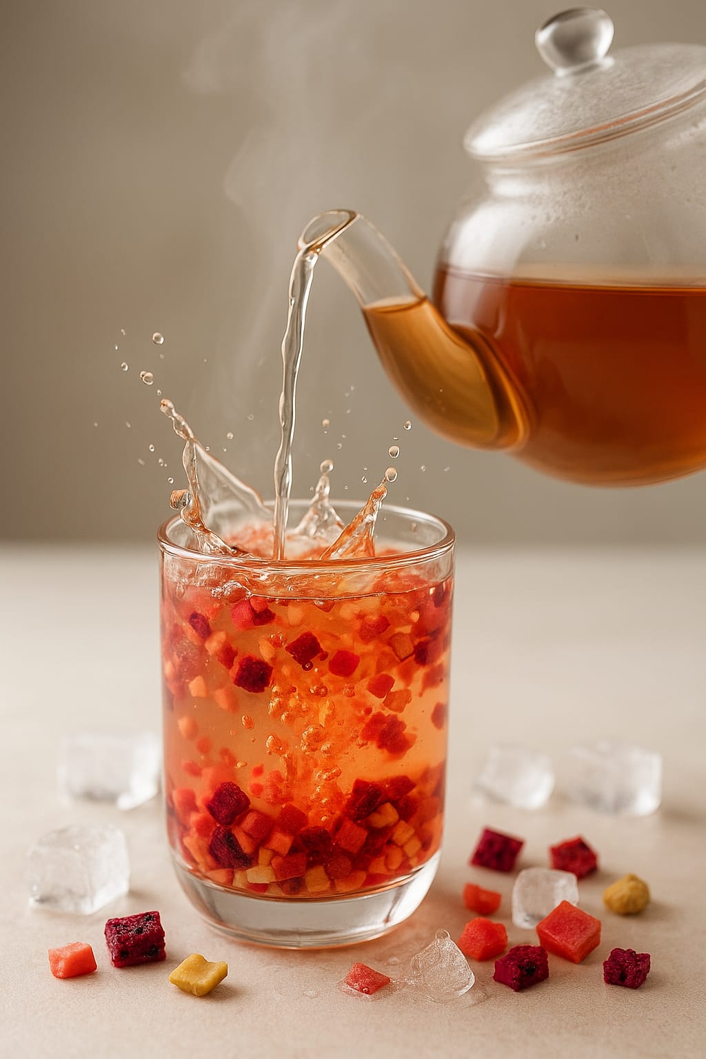 Teh Buah Naga & Jambu