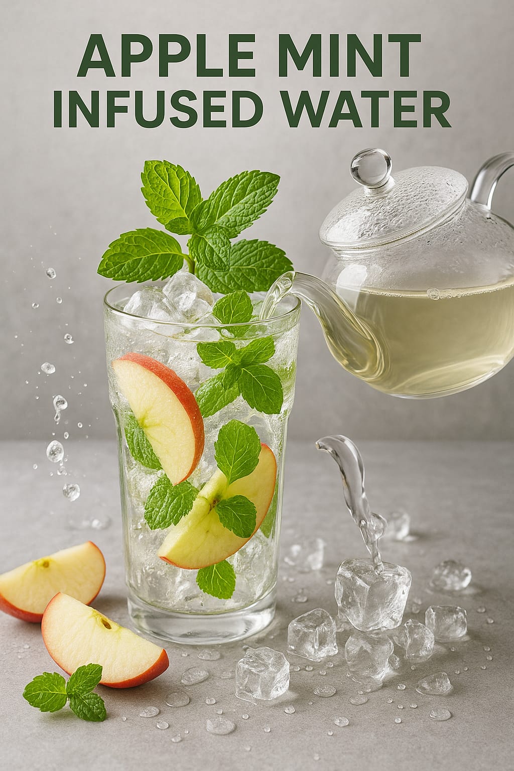 Cold Tea /Infused Water Apple Mint