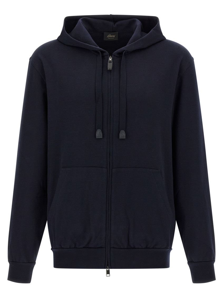 Classic Navy Zip-Up Hoodie