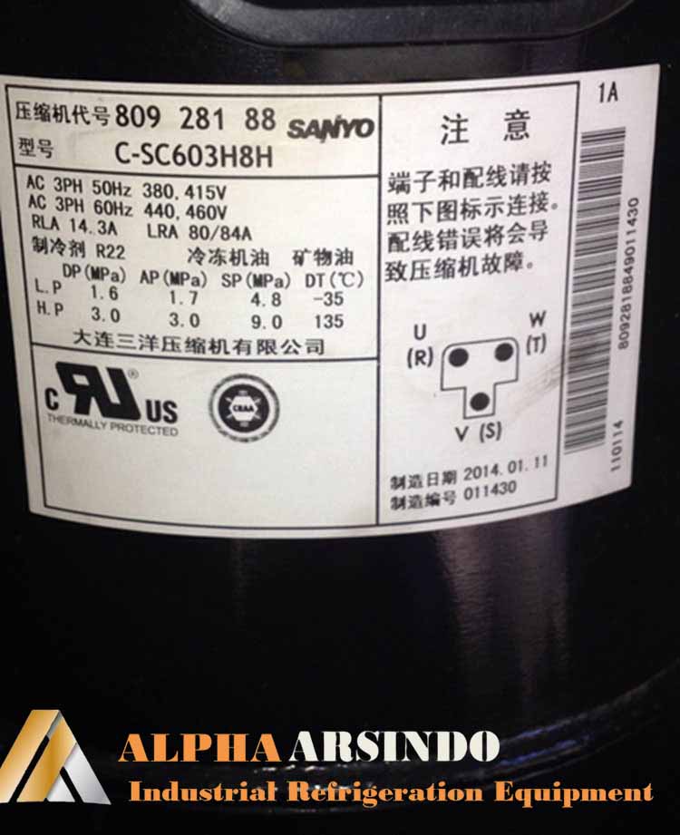 Kompresor Sanyo C-SC603H8H