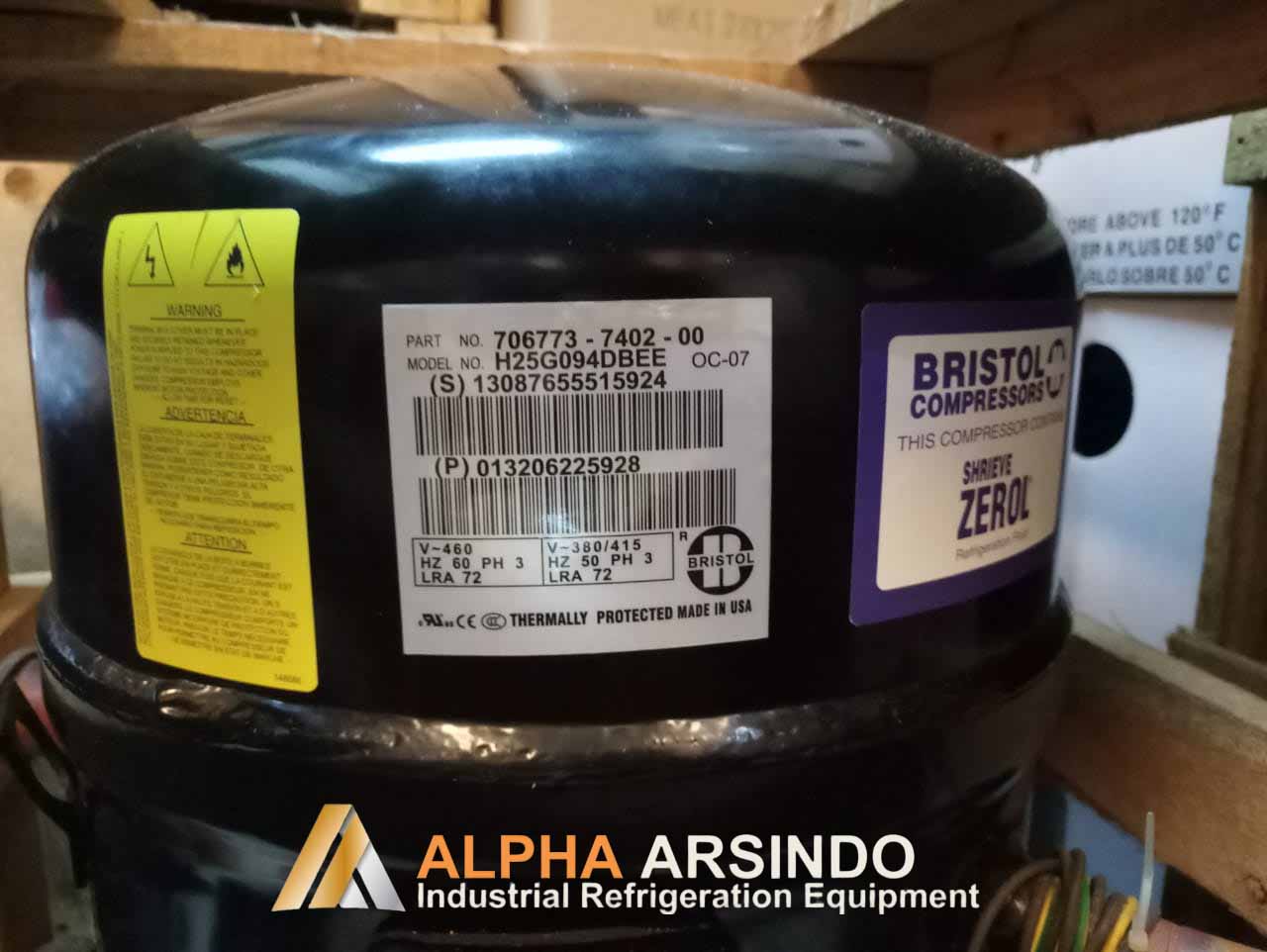 H25G094DBEE Bristol Compressor