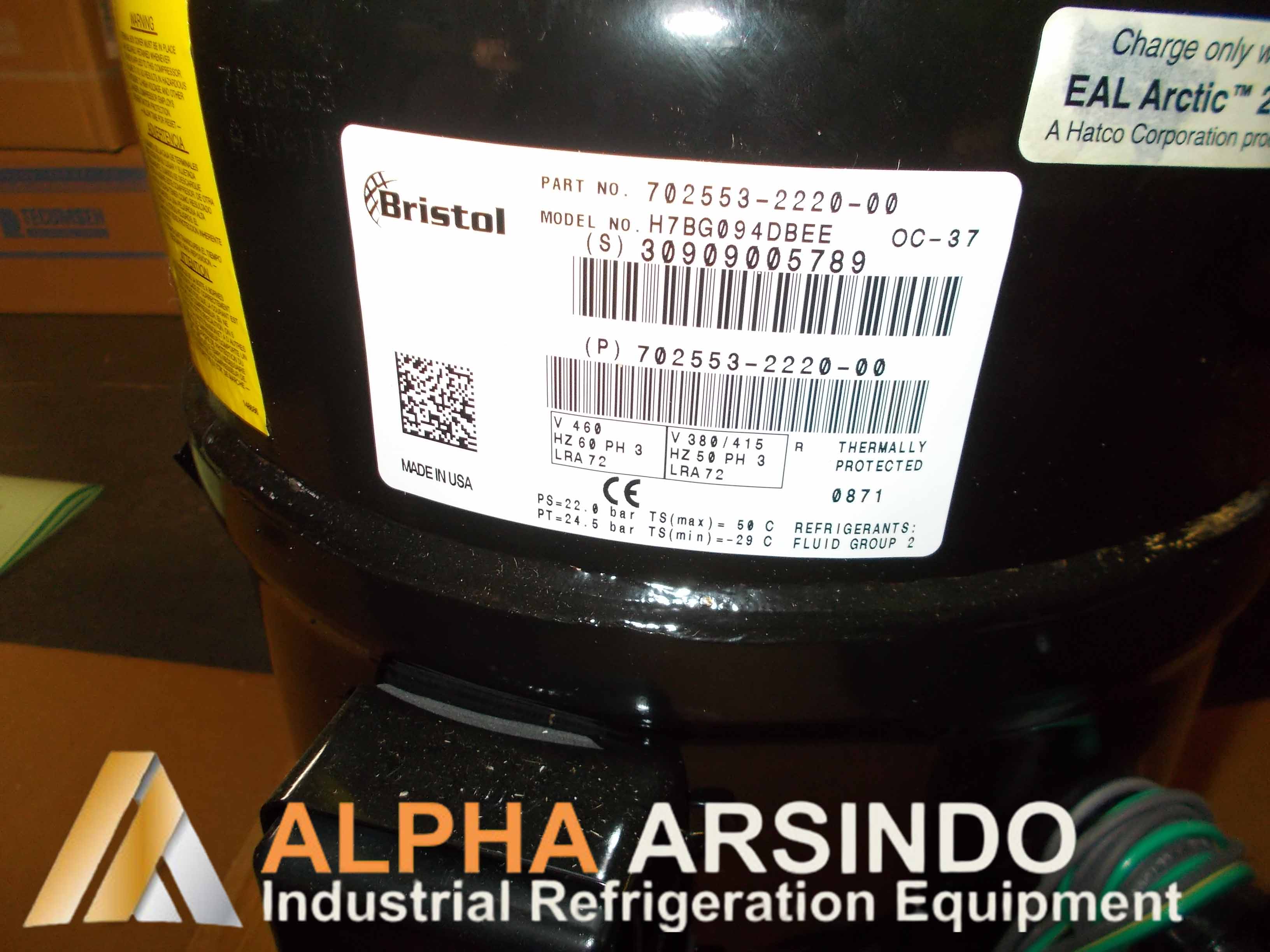  H7BG094DBEE Bristol Compressor