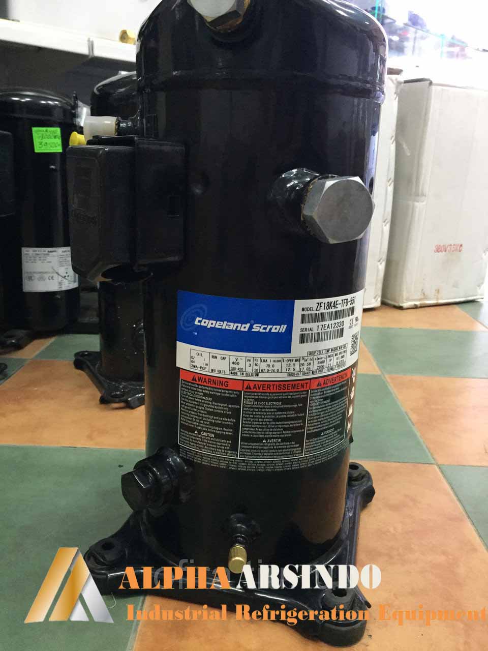 Copeland Scroll Compressor ZF18K4E-TFD-551