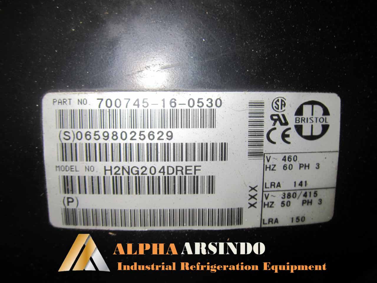 Bristol Compressor H2NG204DREF