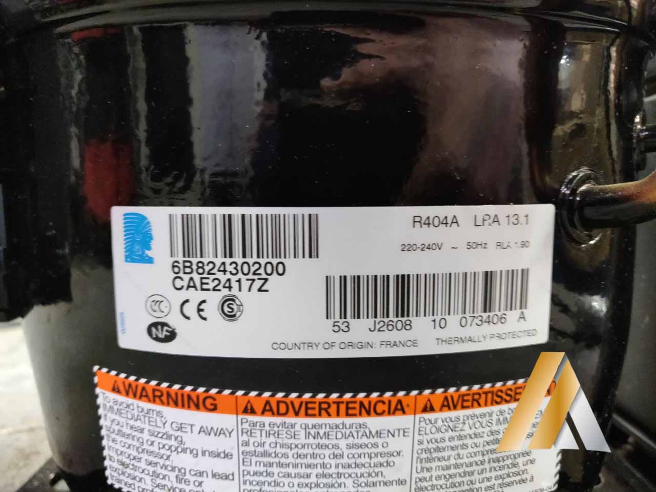 Kompresor Tecumseh CAE2417Z