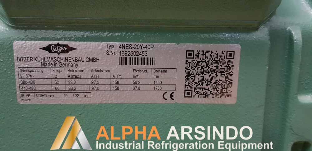 Bitzer Compressor 4NES-20Y-40P