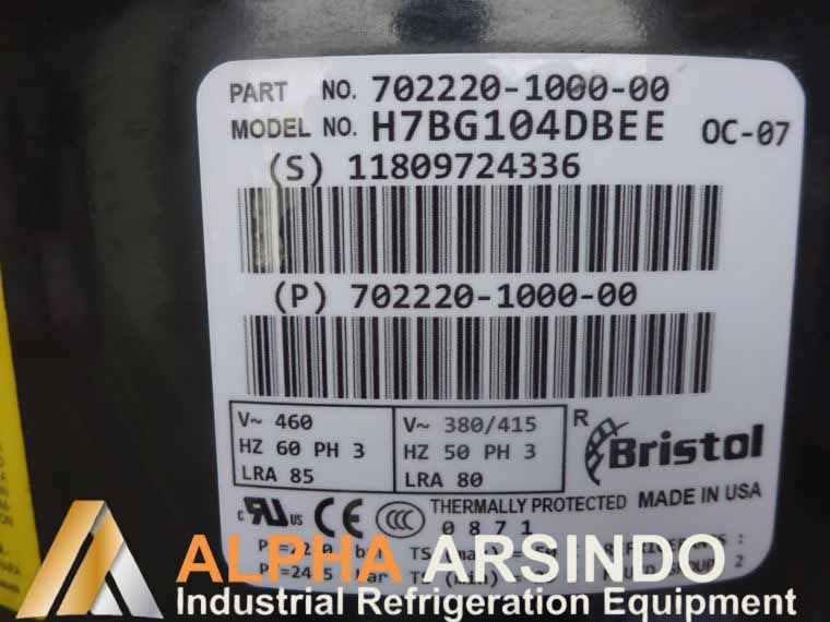 Bristol Compressor H7BG104DBEE