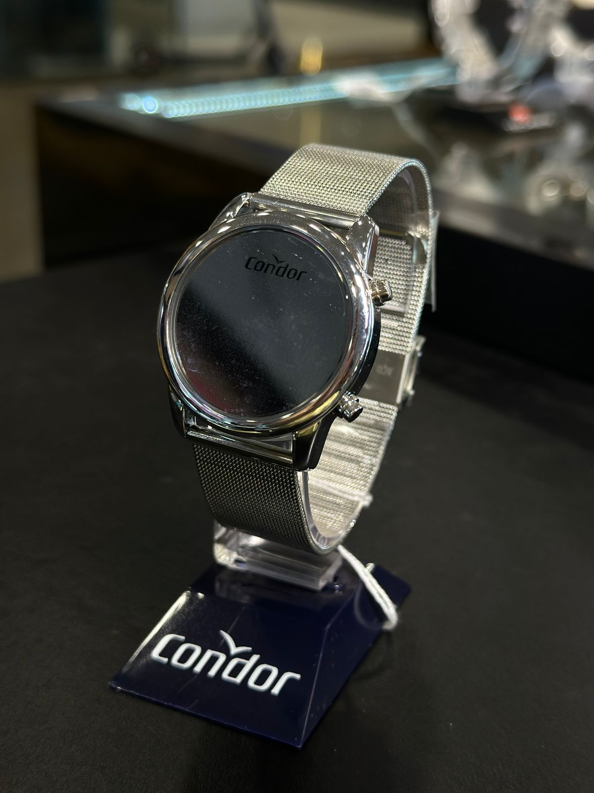 Relógio Digital Condor Prateado