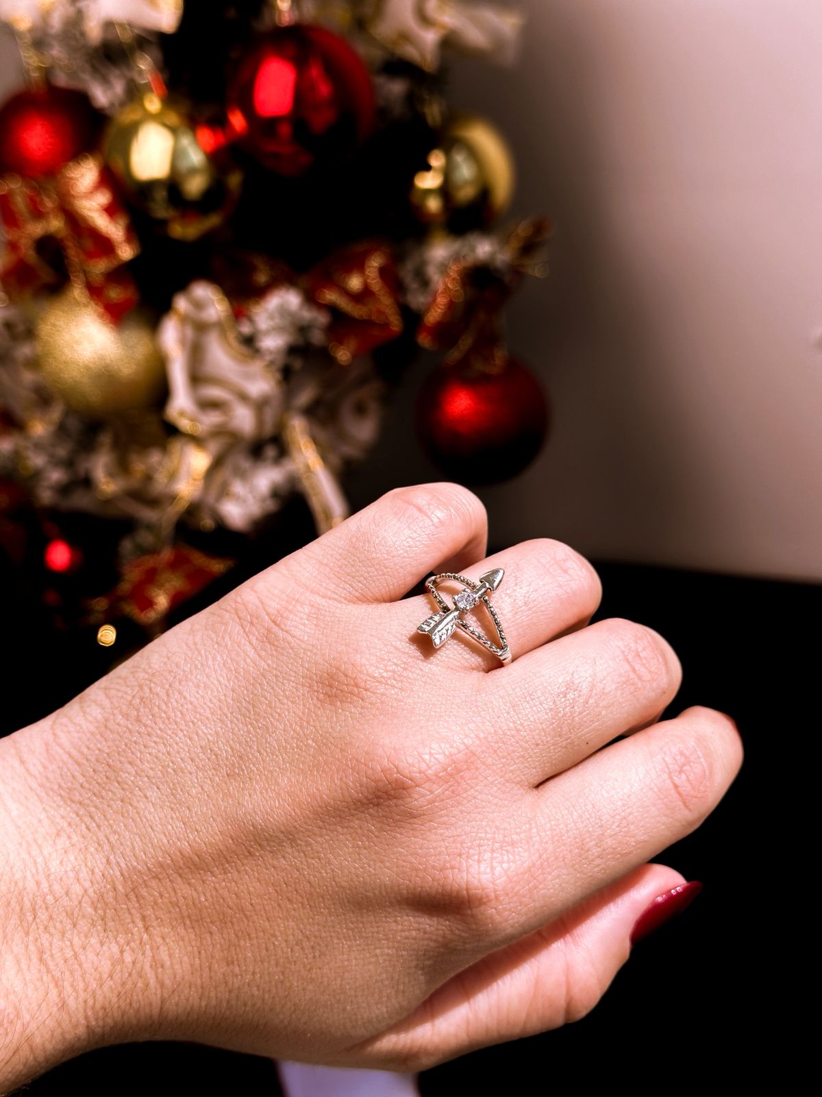 Anel Flecha- Prata 925