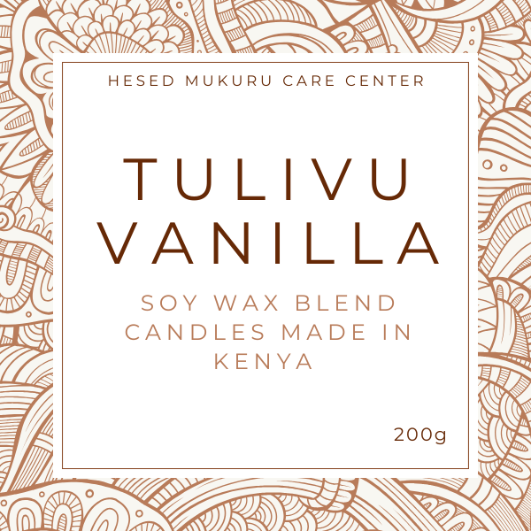 Tulivu Vanilla Soy Wax Candle