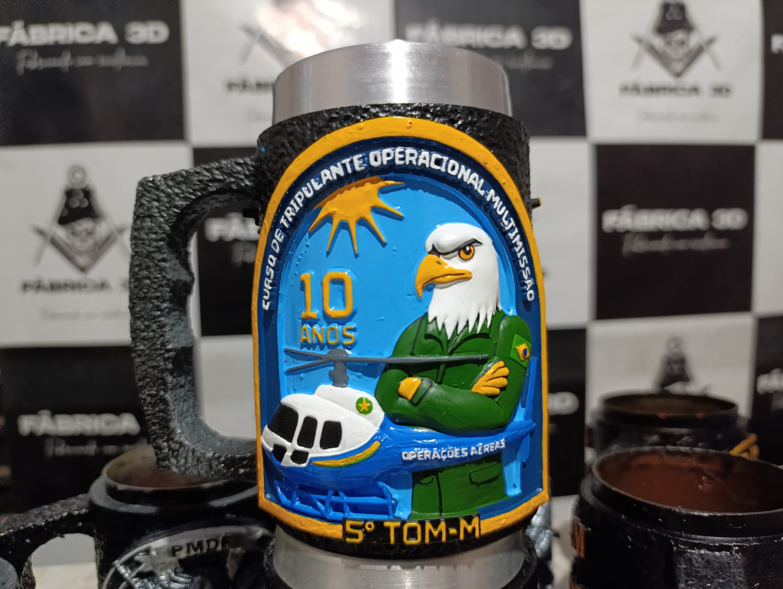 CANECA 3D  TOM   450ML 
