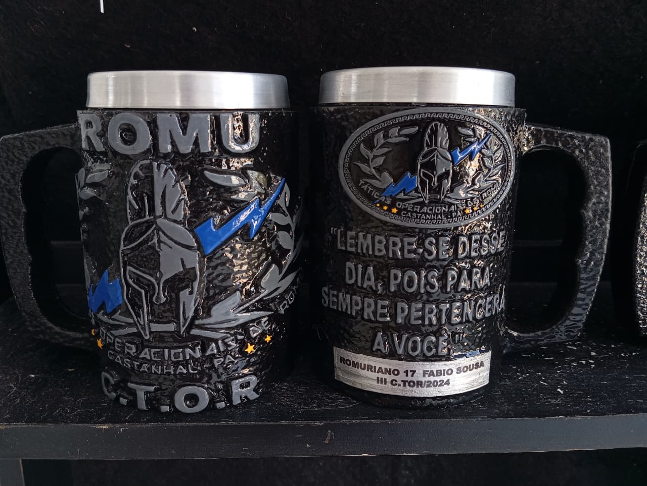 Caneca 3D em resina ROMU CTOR