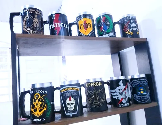 Caneca 3D em resina  Caneco Operacional Militar 