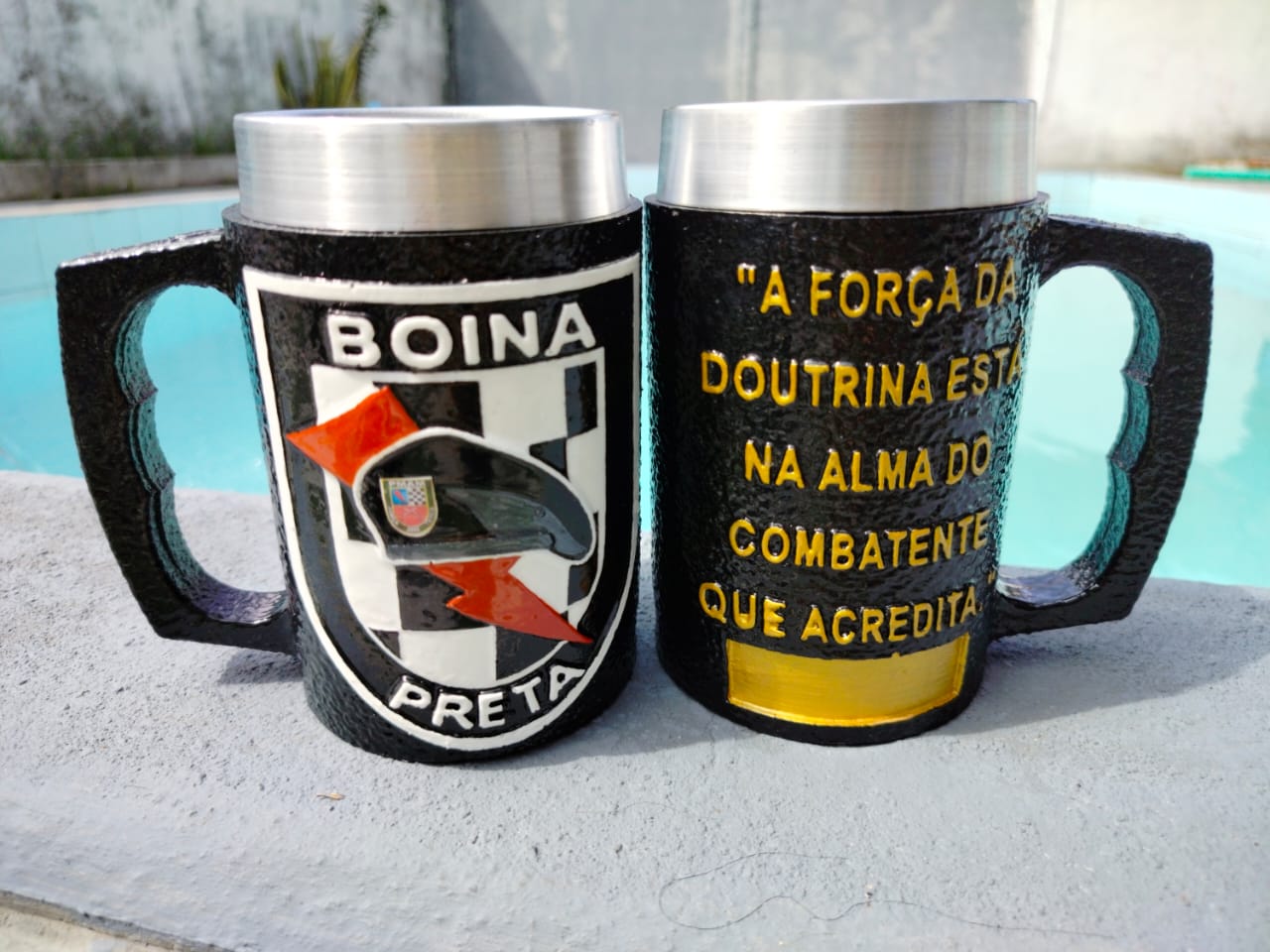 Caneca BOINA PRETA PMAM 