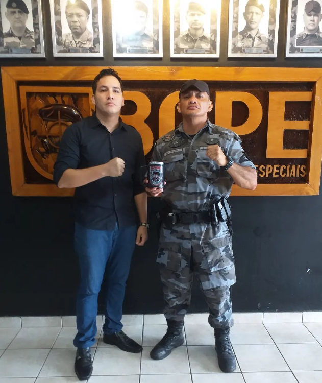 Caneca 3D BOPE AP em resina 