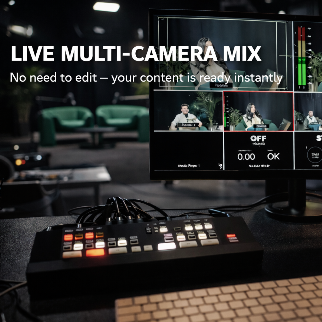 Podcast Studio Recording 