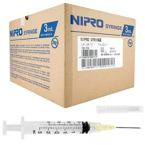 Nipro Syringe 3ml with Needle