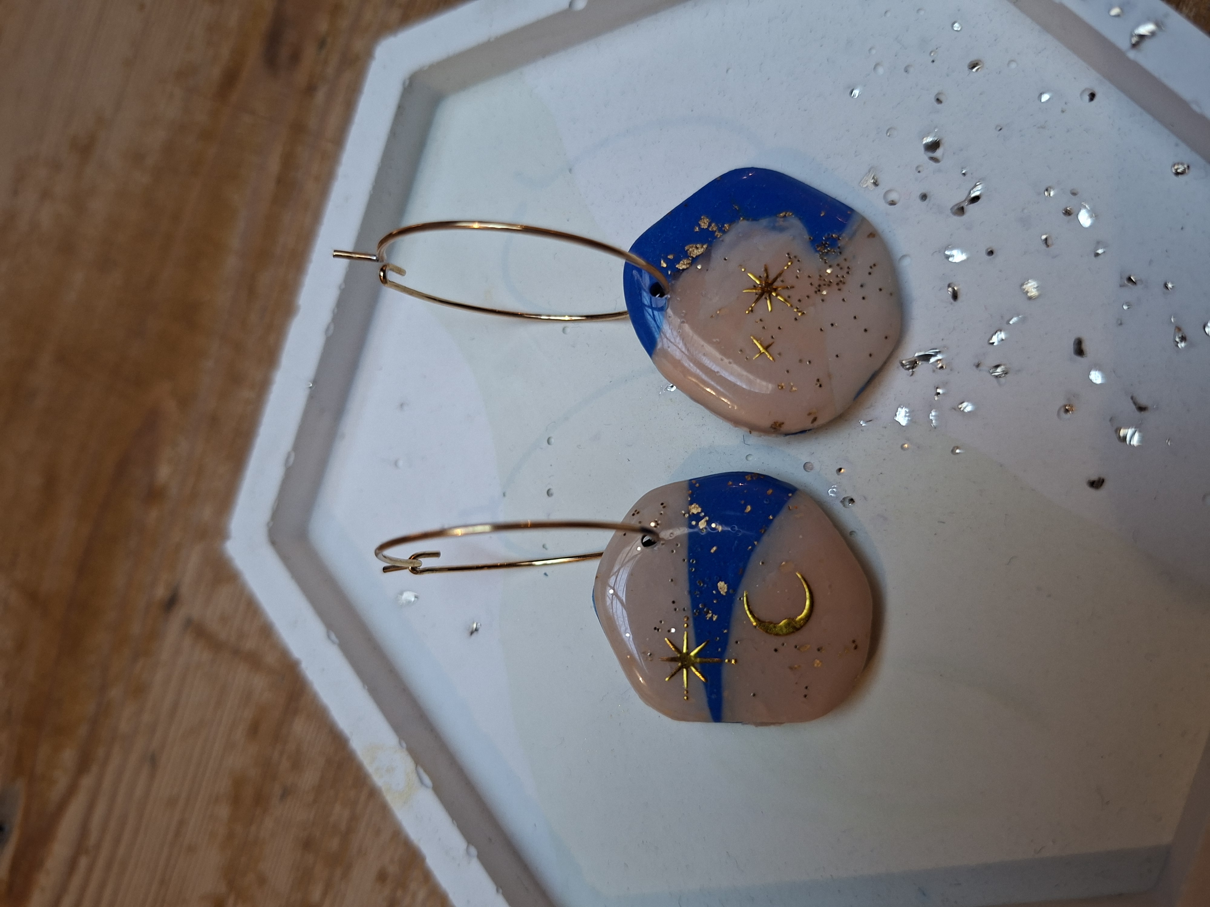 Boucles «oniriques» bleues