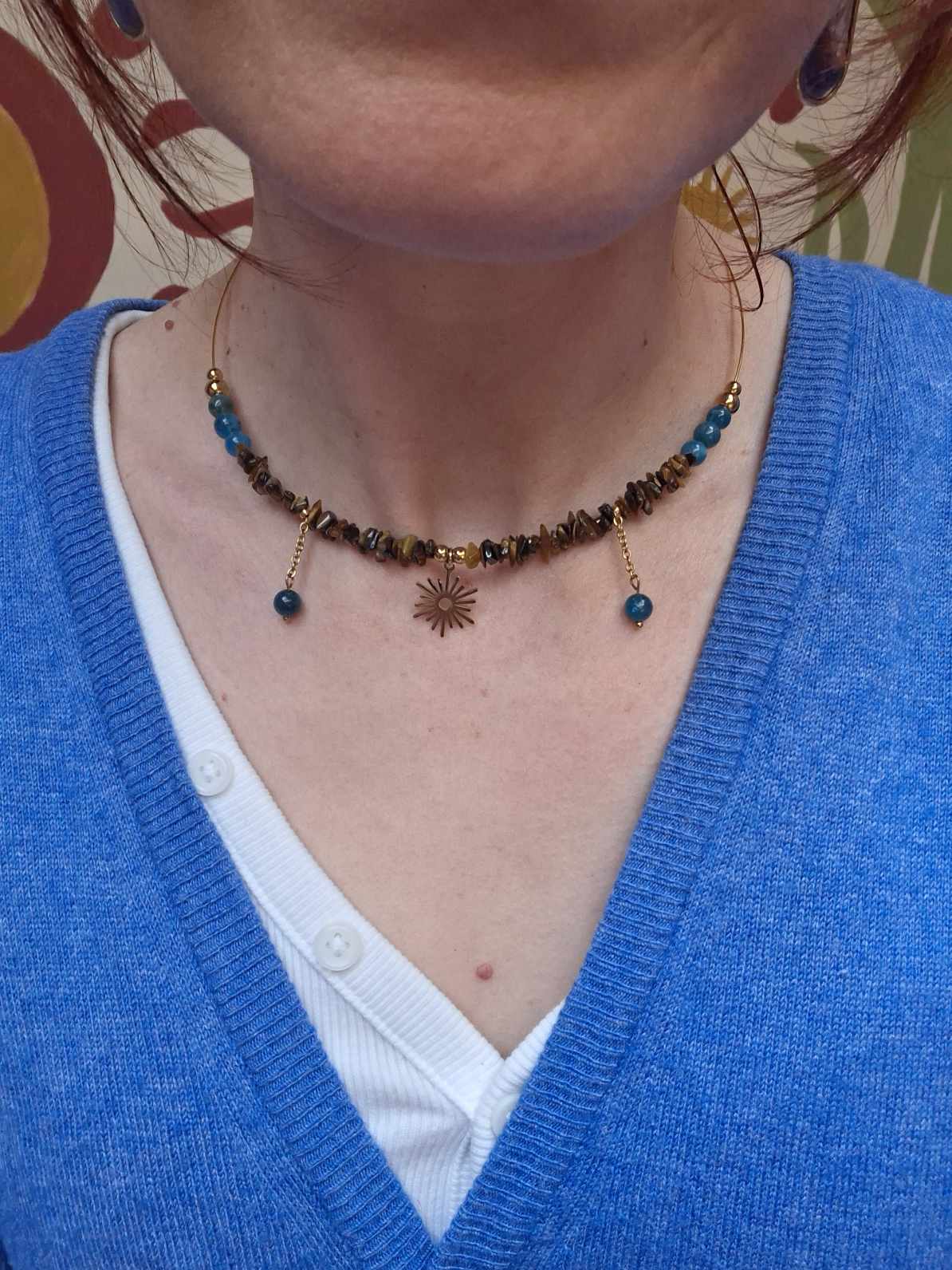 Collier déesse "Soleil"