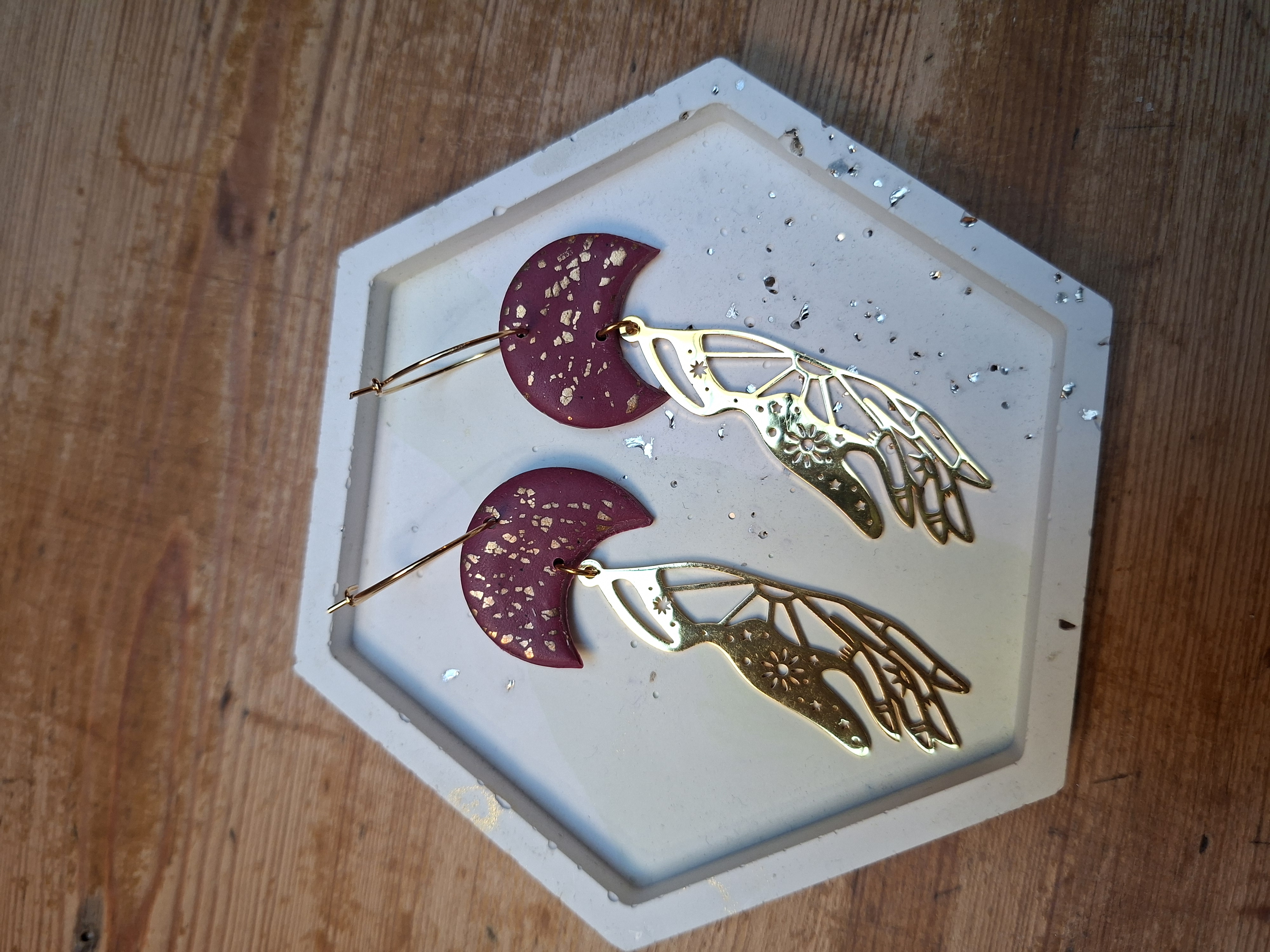 Boucles «Main mystique»